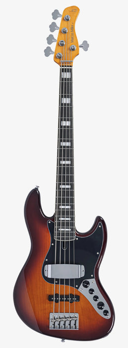 Sire Marcus Miller V7 Alder 5-String New Gen Electric Bass, Tobacco Sunburst