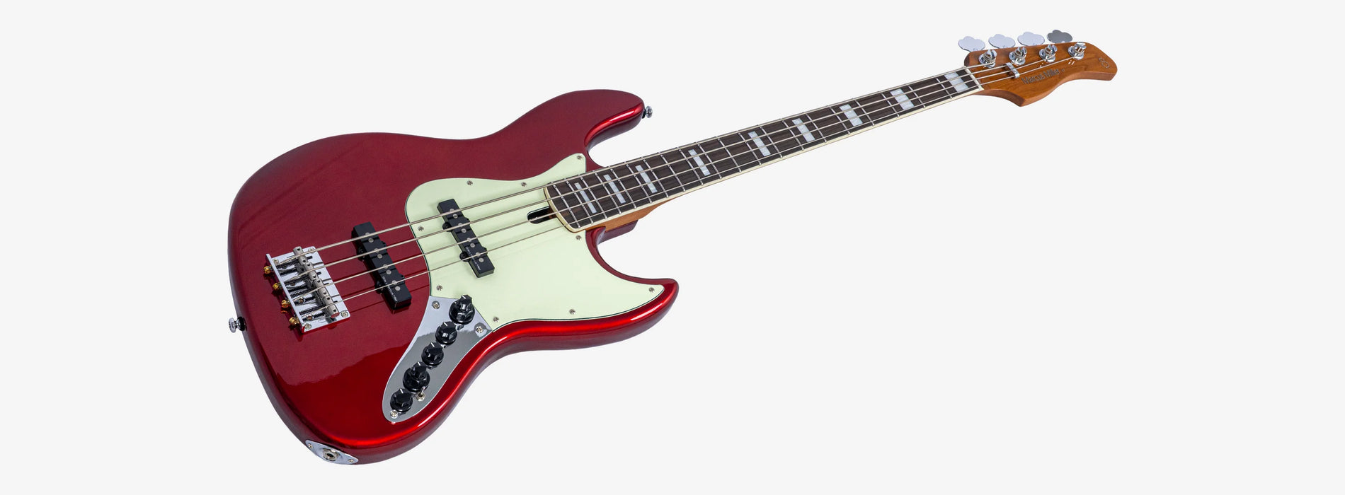 Sire Marcus Miller V7 Alder 4-String New Gen Electric Bass, Candy Apple Red