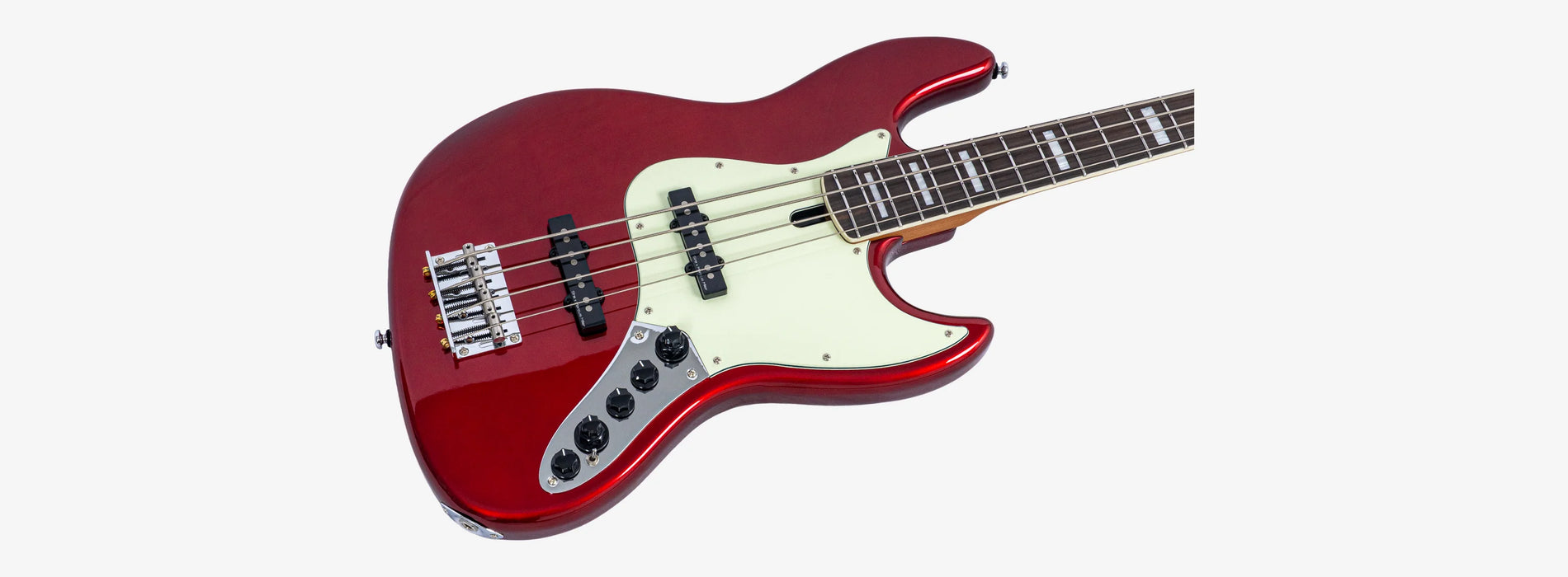 Sire Marcus Miller V7 Alder 4-String New Gen Electric Bass, Candy Apple Red