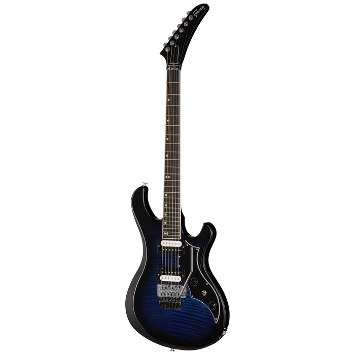 Gibson Victory Floyd Rose Electric Guitar with Hardshell Case, Deep Ocean Burst
