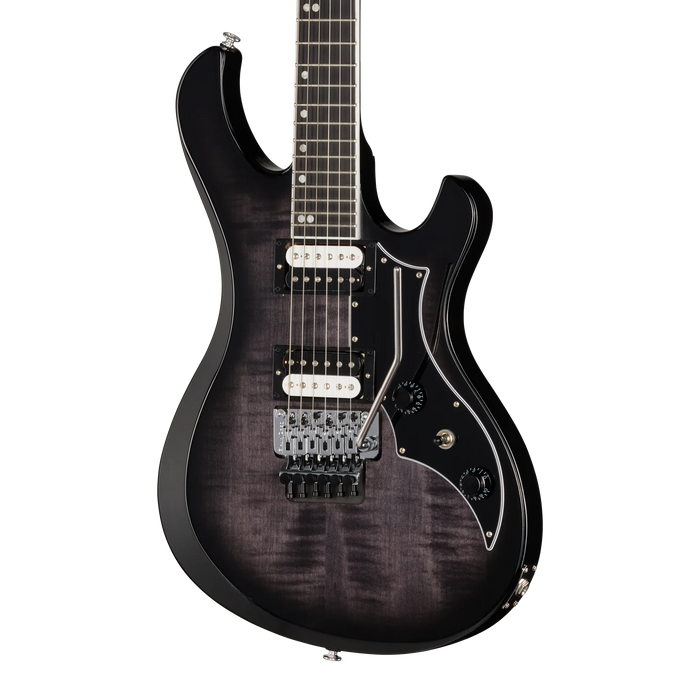 Gibson Victory Floyd Rose Electric Guitar with Hardshell Case, Translucent Ebony Burst