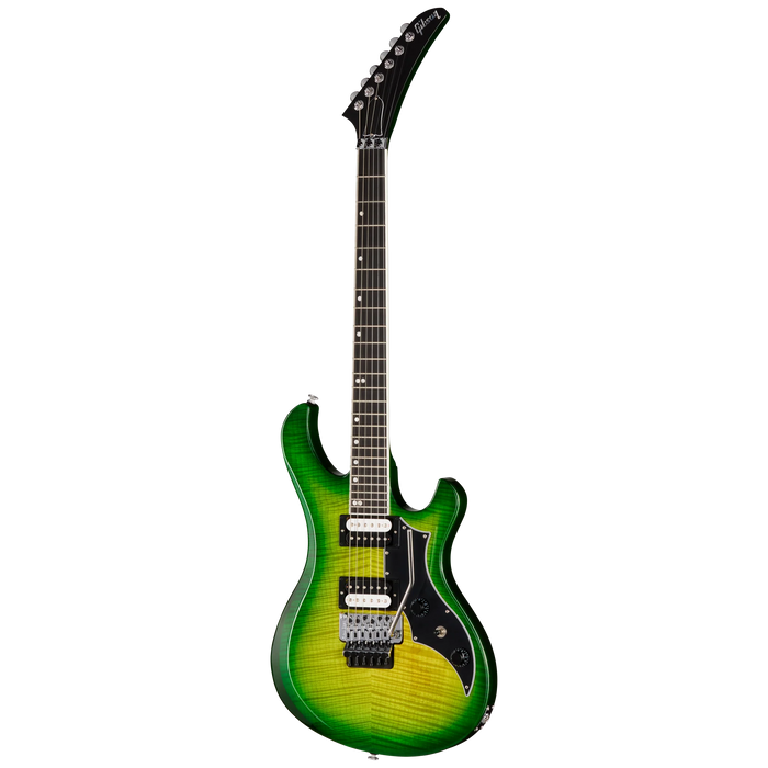Gibson Victory Floyd Rose Electric Guitar with Hardshell Case, Iguana Burst
