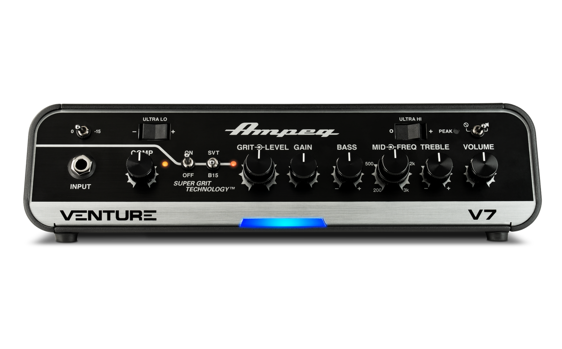 Ampeg V7 Venture Series 700-watt compact bass amplifier head