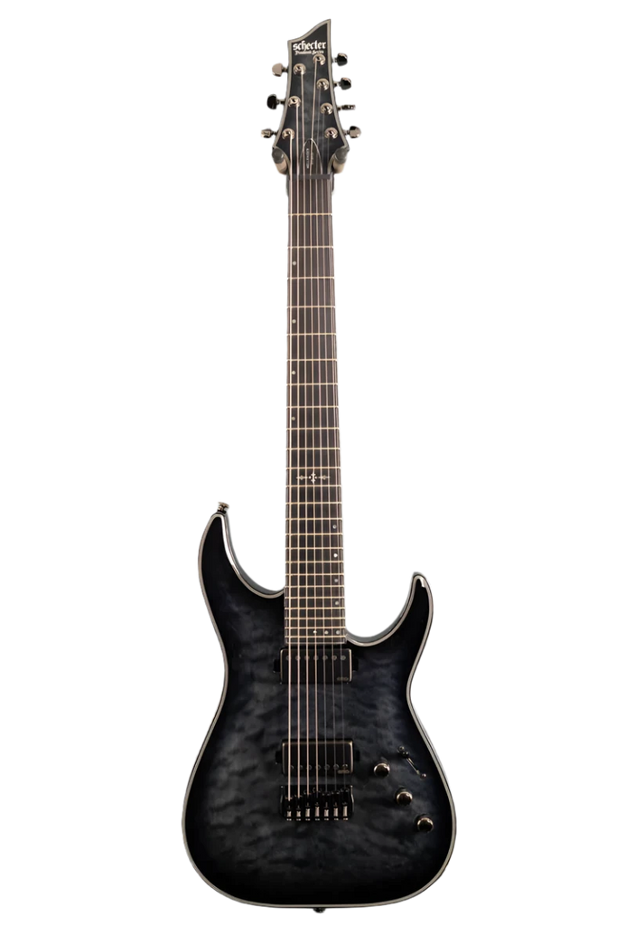 Schecter Hellraiser Hybrid C-7 Trans Black Burst for Sale in