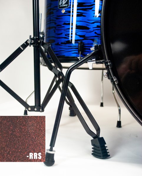 Westbury 5pcs.Studio Drumset w/ Throne - Ruby Red Sparkle