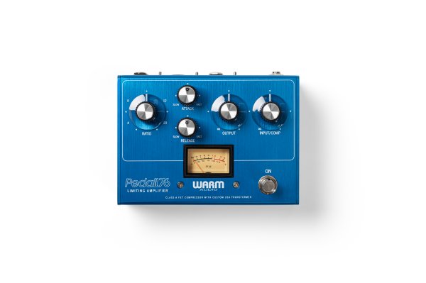 Warm Audio All-Analog Transformer-Balanced FET Compressor Pedal, Limited Edition Blue