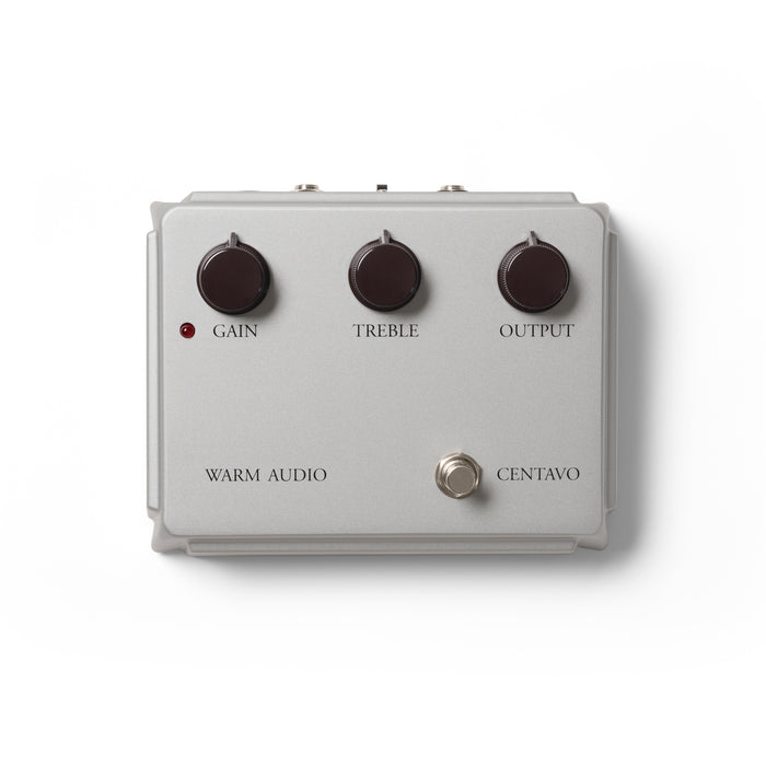 Warm Audio Centavo Professional Overdrive Effects Pedal, Limited Edition Silver
