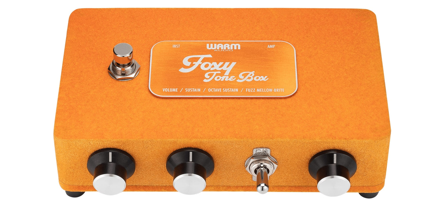 Warm Audio Foxy Tone Box Pedal For Fuzz Distortion w/9V Adapter