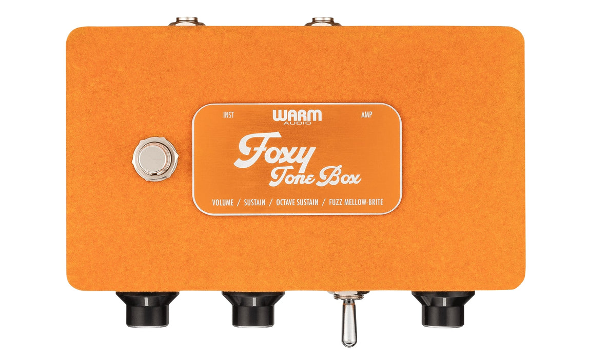 Warm Audio Foxy Tone Box Pedal For Fuzz Distortion w/9V Adapter