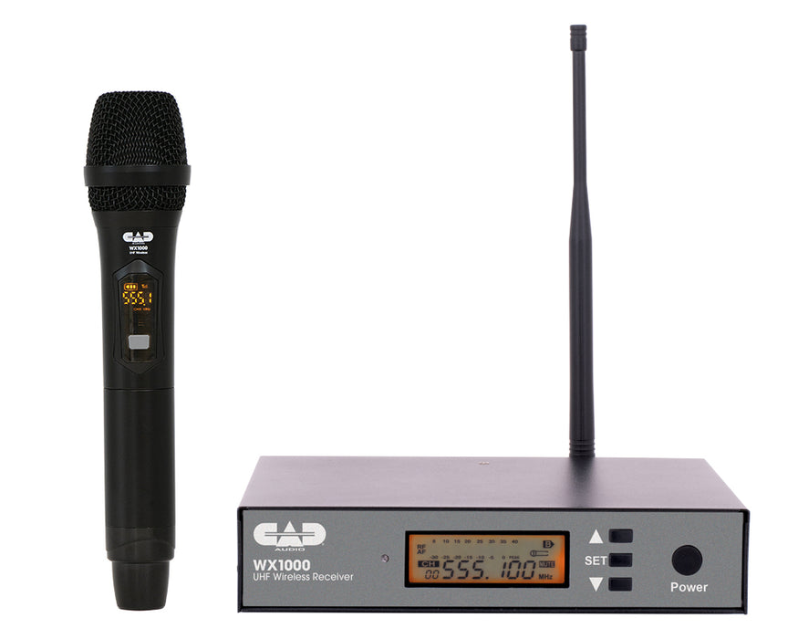 CAD Wireless Cardioid Handheld Microphone System (510 to 570 MHz)