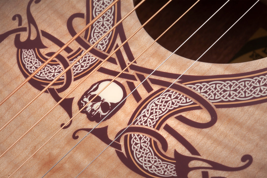 Wylde Audio Grand Auditorium Acoustic Guitar, Ash Bhurst