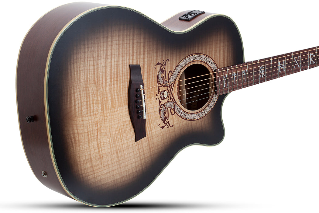 Wylde Audio Grand Auditorium Acoustic Guitar, Ash Bhurst