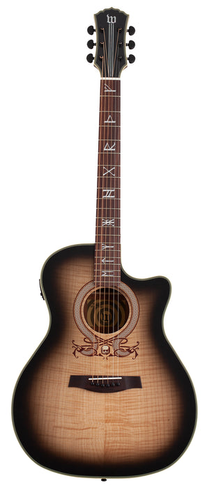 Wylde Audio Grand Auditorium Acoustic Guitar, Ash Bhurst