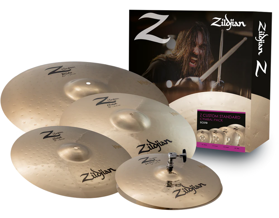 Zildjian ZCSTD Z Custom Standard Cymbal Pack - 14", 16", 18", 20"
