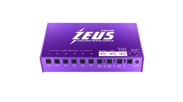 NuX ZEUS All-Isolated Guitar Pedal Power Supply