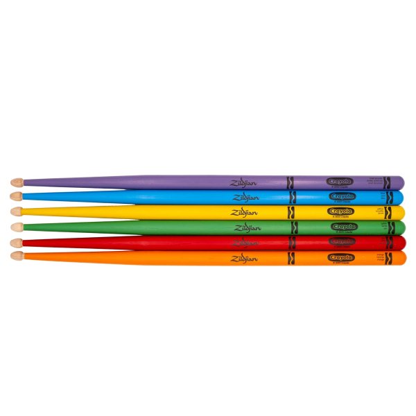 Zildjian x Crayola Kids Drumsticks & Pad