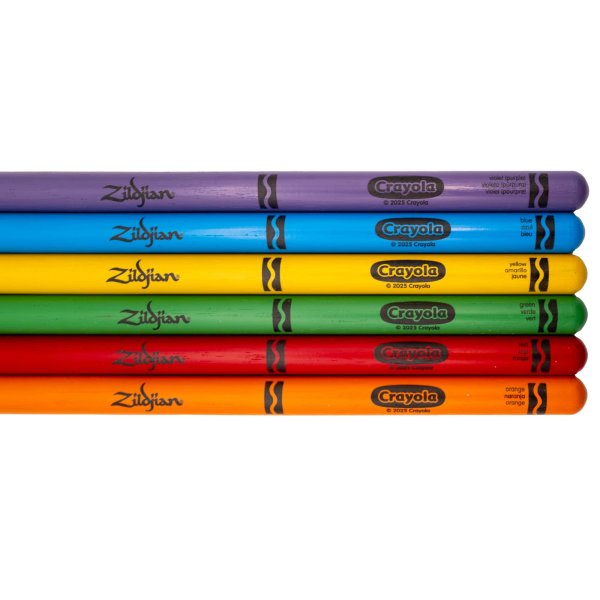 Zildjian x Crayola Kids Drumsticks & Pad