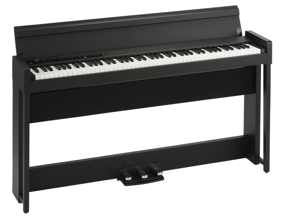 Korg C1AIRBK 88-Key RH3 Concert Piano With Bluetooth Audio Playing, Black