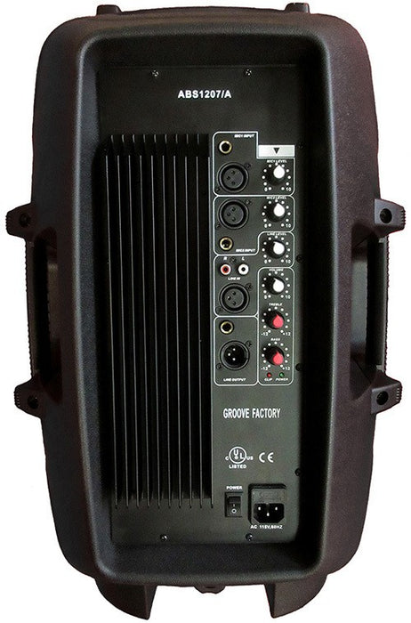 Groove Factory ABS Series - 12'' Powered Speaker w/Bluetooth