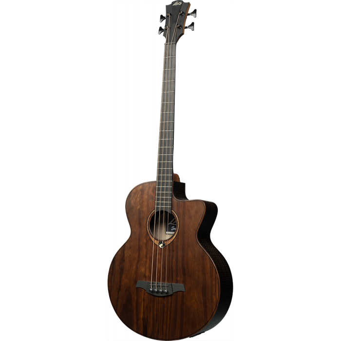 Lag SAUVAGE-BCE Jumbo Cutaway Acoustic-Electric Guitar w/Padded Cover, Satin Open Pore