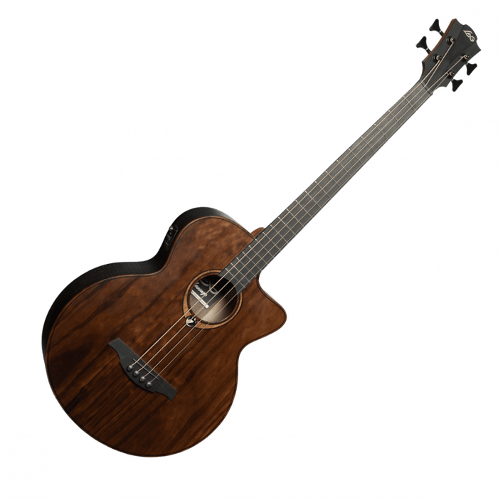 Lag SAUVAGE-BCE Jumbo Cutaway Acoustic-Electric Guitar w/Padded Cover, Satin Open Pore