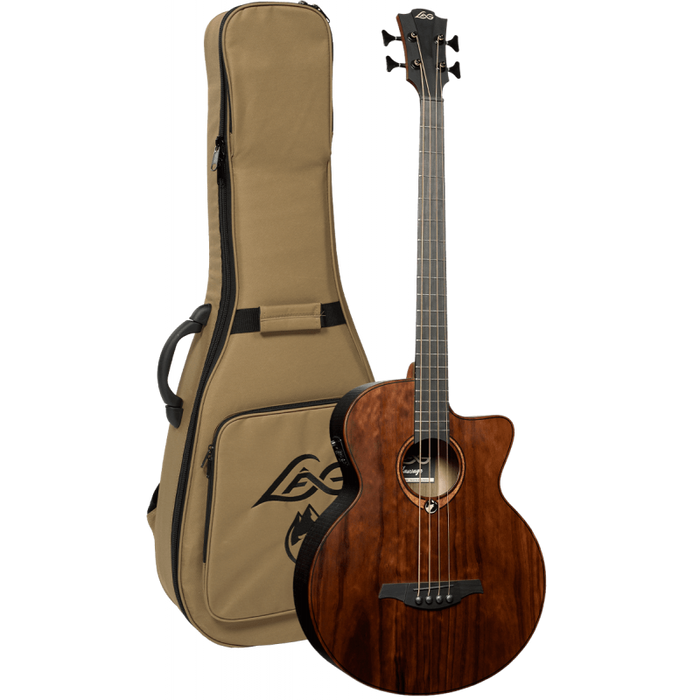 Lag SAUVAGE-BCE Jumbo Cutaway Acoustic-Electric Guitar w/Padded Cover, Satin Open Pore