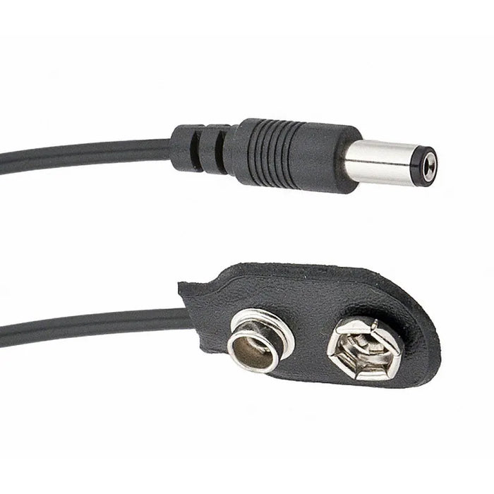 Voodoo Lab 2.1mm Straight Connector w/Battery Snap & 18in DC Cable