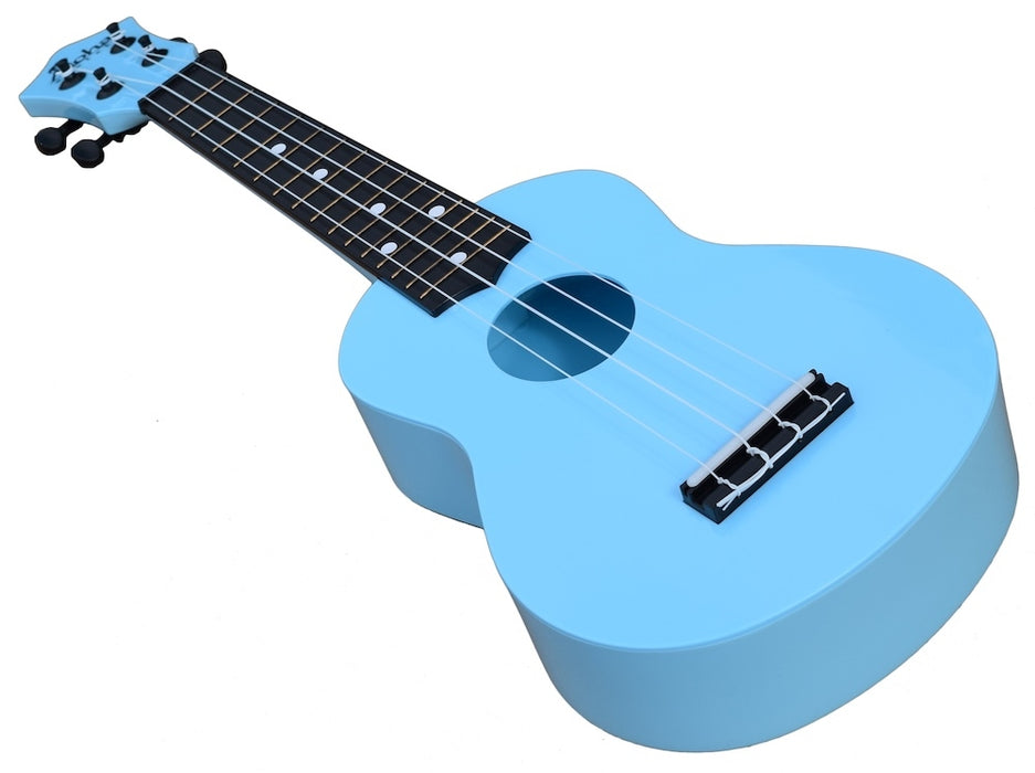 Aloha ABS080 Soprano Ukulele w/Bag, Blue