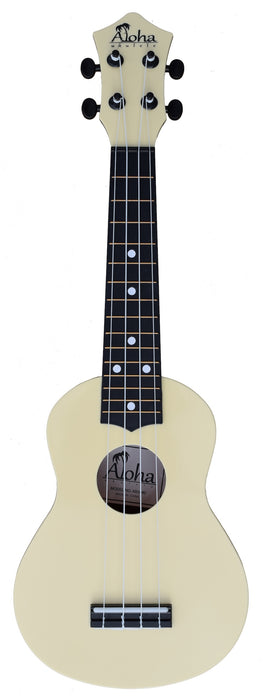 Aloha ABS080 Soprano Ukulele w/Bag, Natural