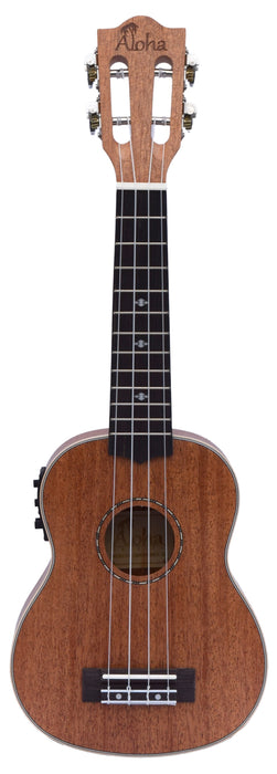 Aloha SM2400E Solid Top Series w/Pickup, Soprano