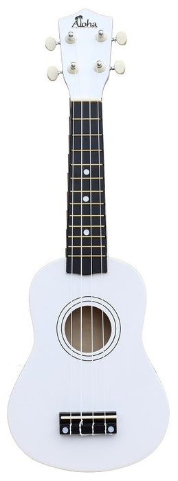 Aloha UK402 Ukulélé soprano - Blanc