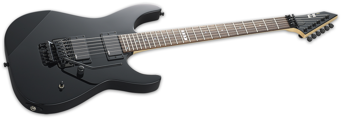 ESP E-II M-II Neck Thru Body Electric Guitar W/Case -Black for ESP E-II M-II Neck Thru Body Electric Guitar W/Case -Black for