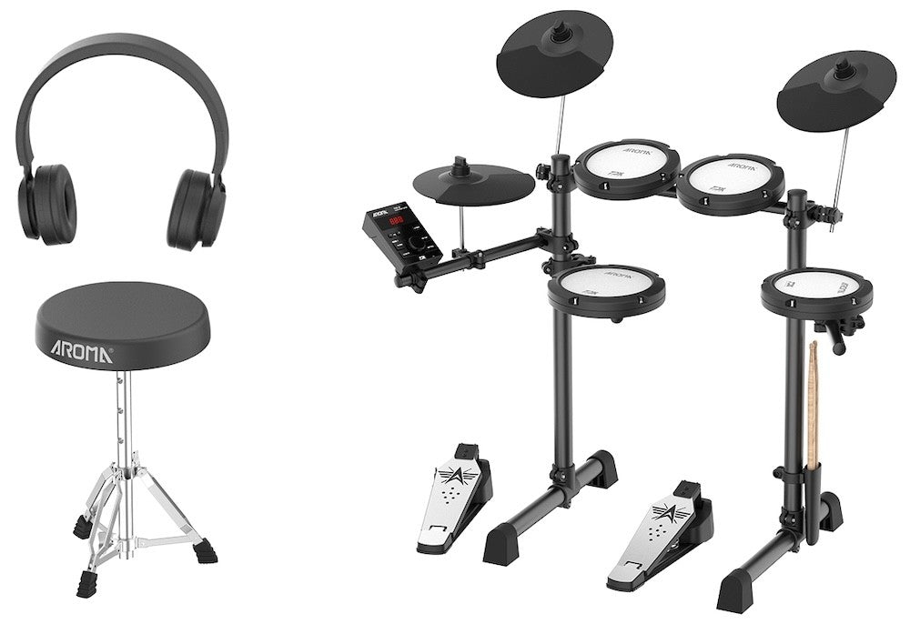 Aroma TDX-18 - Electronic Drums w/Mesh Heads