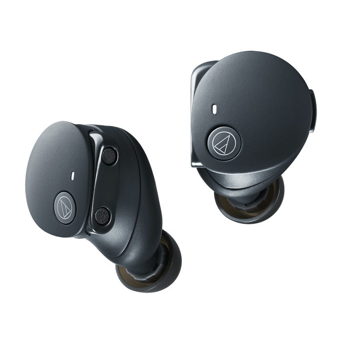 Audio-Technica Wireless Bluetooth In-Ear True Wireless Noise-Cancelling Headphones, Black