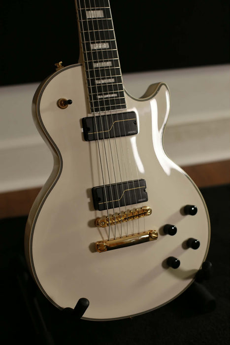 Epiphone Matt Heafy Les Paul Custom Origins 7 cordes - Blanc os