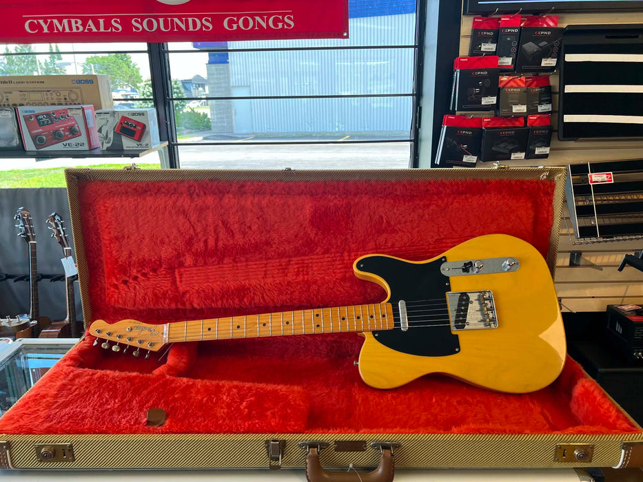 Fender American Vintage Reissue '52 Telecaster Butterscotch Blonde 1993 avec OHSC