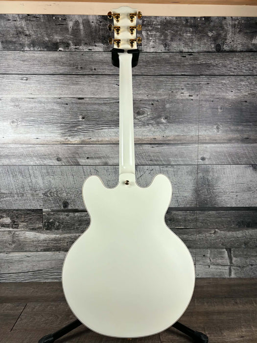 Epiphone 1959 ES-355 modified w/Gold Bigsby & Hardshell Case, Classic White - Used