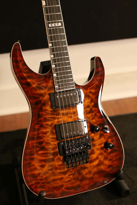 ESP E-II HORIZON FR-II, Tiger Eye Sunburst - Demo
