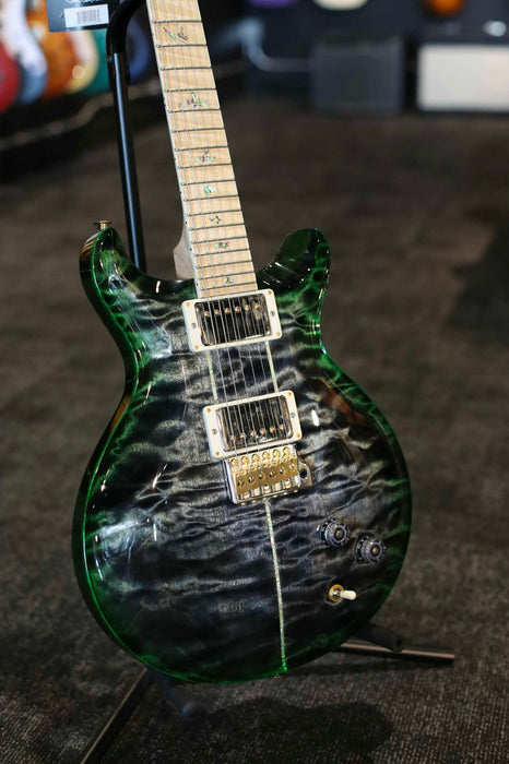 PRS Santana Retro Wood Library 10-Top - Charcoal Green Burst