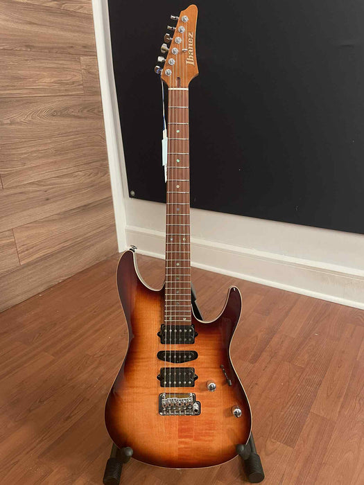Ibanez Prestige AZ2407F BSR 6 String Electric Guitar Brown Sphalerite