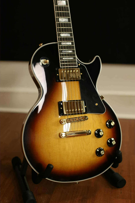 Gibson '70s Les Paul Custom Electric Guitar  - Tobacco Burst