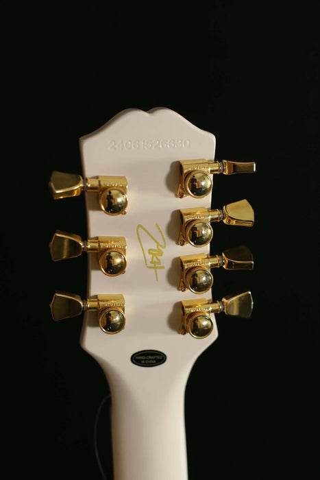 Epiphone Matt Heafy Les Paul Custom Origins 7 cordes - Blanc os