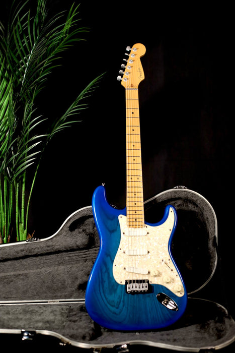 Fender Stratocaster Plus Deluxe Blue Burst W/Case - Used