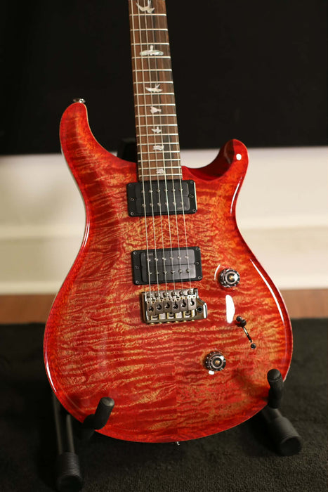 PRS Custom 24 Mango Top Limited Edition Electric Guitar w/Hardshell Case, Blood Orange