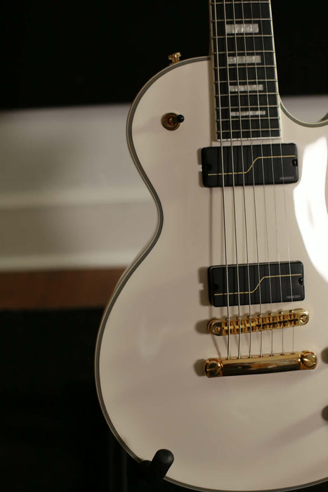 Epiphone Matt Heafy Les Paul Custom Origins 7 cordes - Blanc os