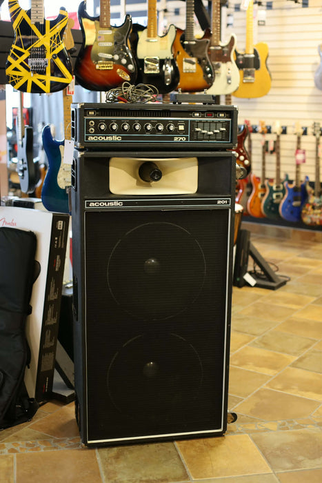 Acoustic 270 Bass Amp and 201 Cab - Used