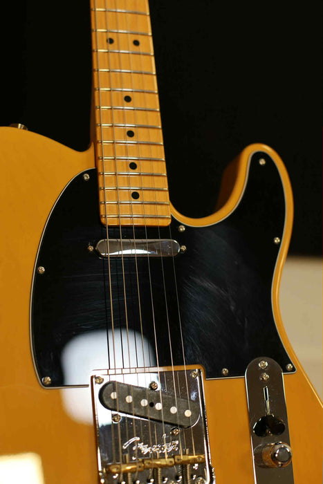 Fender American Professional II Telecaster Maple Fingerboard, Butterscotch Blonde, w/case - Used