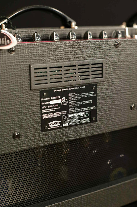 Vox AC 30W Tube Combo 2x12 w/Alnico Blue Speakers - Demo