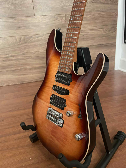 Ibanez Prestige AZ2407F BSR 6 String Electric Guitar Brown Sphalerite