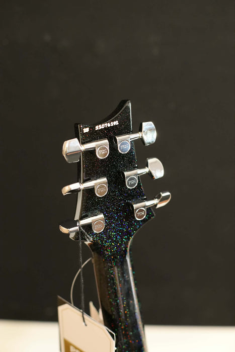 PRS S2 Vela Semi-Hollow Electric Guitar, Black Rainbow Holoflake